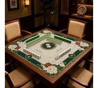 Hiseng Tapis de Mahjong pour Table (Pivoine Chinoise 9,90x90cm)