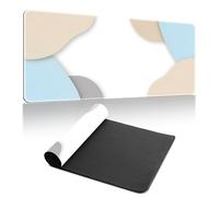 Hiseng Tapis de Souris Gaming, Tapis de Souris de Jeu Mousepad Gaming Épaisseur 3mm avec Base en Caoutchouc Antidérapante Style Bloc Couleur Mouse Mat Grand sous Main Bureau (Style 2,700x300mm)