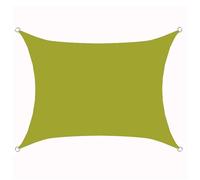 Hiseng Voile d'Ombrage Imperméable Carrée, Mode Couleur Unie Voiles d'Ombrage pour Patio Toile Ombrage Exterieur 95% de Protection UV Toile Solaire pour Jardin Terrasse (Olive,3x3M)