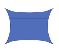Hiseng Voile d'Ombrage Imperméable Rectangulaire, Mode Couleur Unie Voiles d'Ombrage pour Patio Toile Ombrage Exterieur 95% de Protection UV Toile Solaire pour Jardin Terrasse (Bleu Roi,3x5M)