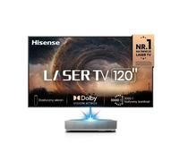 Hisense Projecteur TV 120L5ND – Focale ultra courte 2700 ANSI DLP UHD 4K Noir/Argent 3D