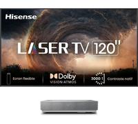 Hisense 120L5ND projecteur TV Projecteur à focale ultra courte 2700 ANSI lumens DLP UHD 4K (3840x2160) Noir, Argent Compatibilité 3D