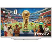 Hisense 32S5Q Déco TV 32 Pouces QLED Wi-Fi HDR10 VIDAA Full HD Blanc