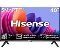 HISENSE 40A4N - TV LED 40 (100 cm) - Bords ultra fins - Full HD (1920x1080) - Smart TV - 2xHDMI