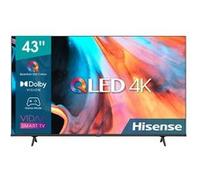 Hisense 43E77HQ - 43" E77HQ Series TV LCD rétro-éclairée par LED - QLED - Smart TV - VIDAA - 4K UHD (2160p) 3840 x 2160 - HDR - LED à éclairage direct, Quantum Dot - noir