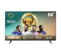 Hisense 55 inch 55A6N 4K UHD Dolby Vision HDR VIDAA Smart TV with Youtube, Netflix, Disney+, Channel +(2024 Model)