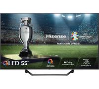 Hisense 55A7NQ - Classe de diagonale 55" A7NQ Series TV LCD rétro-éclairée par LED - QLED - Smart TV - VIDAA - 4K UHD (2160p) 3840 x 2160 - HDR - Direct LED, Quantum Dot - gris charbon