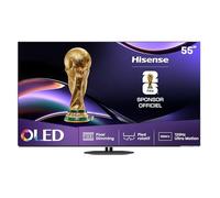 Hisense 55A85Q - TV OLED 4K UHD 55 Pouces (139 cm) - Dalle Native 120Hz, Smart TV VIDAA - Dolby Vision IQ, Dolby Atmos, Mode Jeu Pro (ALLM, VRR 120Hz, FreeSync), HDMI 2.1, Contrôle Vocal