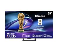 Hisense 55E8Q 55 Pouces (139 cm) - Téléviseur 4K Mini-LED QLED, Dalle 144Hz Native, Dolby Vision IQ & Atmos, Mode Jeu Pro, Smart TV Vidaa