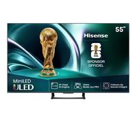 Hisense 55U7Q - TV MiniLED QLED 55"" (215 cm) - 4K UHD 3840x2160 - 144 Hz - Dolby Vision IQ - Smart TV - Caisson basses intégré - 4xH