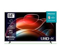 Hisense 58A6K Smart TV 58 pouces 4K Ultra HD (UHD) VIDAA Wi-Fi - Noir