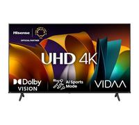 Hisense 58E6NT 58" (146 cm) 4K UHD Smart TV, Precision Colour, HDR, Dolby Vision, 60Hz