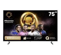 Hisense 75U6NQ - TV QLED MiniLED 75"" (189 cm) - 4K UHD 3840x2160 - 144 Hz - HDR10+ - TV connecté - 4xHDMI 2.1 - WiFi