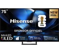 Hisense 75U7SE TV 75" 4K Ultra HD Smart TV Wifi Noir, Gris 1400 cd/m²