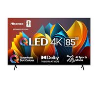 Hisense 85 inch Smart TV 85E7NQ QLED 4K UHD, Dolby Vision Atmos, AI MEMC Sport Mode, HDR, VIDAA with Youtube, Netflix, Disney+, Channel +(2024 Model)