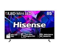 Hisense 85 inch Smart TV 85U7KQ MiniLED QLED 4K UHD, Dolby Vision Atmos, Hi View Engine, AI MEMC Sport Mode, HDR, VIDAA with Youtube, Netflix, Disney+, Channel