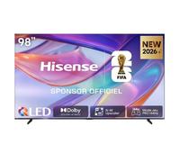 Hisense 98E7DS Téléviseur Connecté QLED 4K UHD 98" (248 cm) - Smart TV VIDAA U8, 144Hz, Game Mode Pro, Dolby Vision IQ & Atmos, 4X HDMI (Dont 2X HDMI 2.1), Alexa Intégré - Modèle 2026