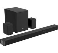 Hisense AX5100G Barre de son Dolby Atmos 5.1 ch, 340 W, Caisson de basses sans fil et enceintes surround arrière, DTS:X, Bluetooth 5.0