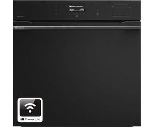 Hisense BAS614A8B Four électrique, encastré, Vapeur, nettoyage à la vapeur, mode Air Fry, sonde de température, connexion WiFi, mode pizza 300 °, 77 l, Soft door, noir