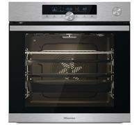 Four intégrable multifonction 77l 60cm pyrolyse inox Hisense BSA66334PX noir G