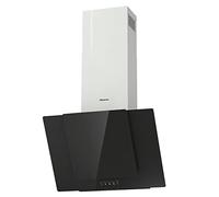 Hisense CH6IN6BXBG - Cloche décorative 60 cm, capacité de succion de 650 m3/h, éclairage LED, filtre en aluminium facile d'entretien