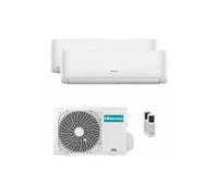 Hisense IQPLUS CJMR0901-2X - Climatiseur double Split + 1 unité extérieure - 9000BTU+9000BTU