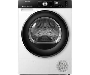Hisense DH3S902BW3 Dryer 9kg Automatic Drying Quick Dry Anti Wrinkle Drying Allergy Care Drying Tangle Free Drying Rack White [Energy Class