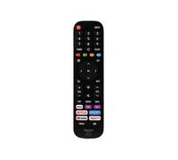 Hisense Télécommande EN2G30H – Originale pour TV HD, raccourcis Netflix/YouTube/Rakuten – Noir