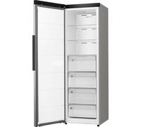 Hisense FT3K310SAIE - Congélateur 1 porte libre Installation Kitchen Fit, Classe E, 312L, hauteur 185,6 cm x largeur 59,5 cm, couleur inox, ventilation inférieure, ouverture de porte 90°, Metal-Tech
