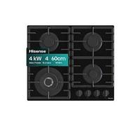 Hisense GG663BHF plaque Noir Intégré 60 cm Gaz 4 zone(s)