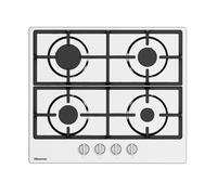 HISENSE GM643XHFCI Cuisinière À Gaz Inox 60Cm 4 Brûleurs Grilles En Fonte