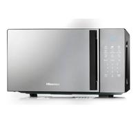 Hisense H20MOMBS4HG, Micro-ondes 20L, Ouverture de Porte a Gauche, Ecran LED avec Boutons, 9 Fonctions, 700W, Grill Tubulaire, Coule