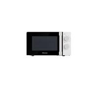 Hisense H20MOWS1HG Micro-ondes d’une capacité de 20 l, 700 W de puissance, 900 niveaux, 5 niveaux, minuteur de 30 min, mode dégivreur, poignée, finition blanche