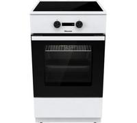Hisense HEIT5A40WG four et cuisinière Electrique Plaque avec zone à induction Noir et Blanc