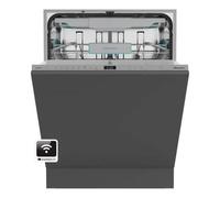 Hisense HFI5A6360H - Lave-vaisselle intégr 16 services, fond 60 cm, séchage supplémentaire, programme automatique, troisième plateau, lavage de bouteilles, lumière d'état, éclairage LED