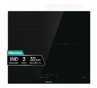 Hisense HI6321BSCE plaque Noir Intégré 59 cm Plaque avec zone à induction 3 zones