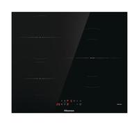 Hisense HI6321BSOLCE - Plaque à Induction à 3 Zones, 1 avec Foyer Géant de 32 cm, 2 Reliées entre Elles Zone Pont, Plan de Travail de 60 cm, Sécurité Enfant et Finition Biseautée