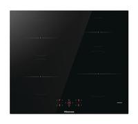 Hisense HI6401BSC Plaque en verre vitrocéramique pour plaque à induction intégrée 60 cm, sécurité enfant, contrôle tactile, fonction minuterie, noir, 7200 W, 595 x 54 x 520 mm (l x H x P)