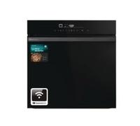 Hisense HO66F PIZZACHEF Four électrique 60 cm, mode pizza Pro 350°, nettoyage pyrolytique, air fry, even Bake, wifi, 77 litres, porte douce, programmes automatiques, noir