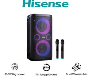 Hisense HP110 Noir 300 W