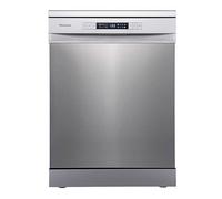 Hisense HS623D10X Autonome 60 cm 3ème plateau lave-vaisselle - Lave-vaisselles (Autonome, 60 cm, Plateau, Économie d'énergie, 14 couverts, 7 programmes, 47 dB, avec mode lavage rapide, installation