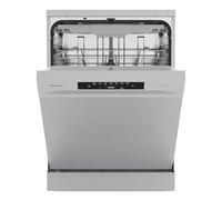 Hisense HS643B90X Lave-vaisselle 15 services, fond 60 cm, séchage supplémentaire, programme automatique, troisième plateau, programme court 1 heure, 15 services, Aqua Protect System