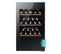 Hisense MWC4894GF - Cave à Vin 30 Bouteilles, Monotemperature, Vitres Anti-UV, Étagères en Bois, Écran Tactile, Éclairage LED, Année 2023