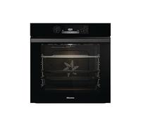 Hisense O65226ABS, Four électrique à encastrer, multifonction thermoventilé avec vapeur, capacité XXL 77L, nettoyage AcquaClean, 13 fonctions de cuisson pizza 300 °C et AirFry, noir