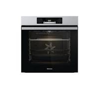 Hisense O65226AXS, Four électrique encastré, multifonction thermoventilé avec vapeur, capacité XXL 77L, nettoyage aquaClean, 13 fonctions de cuisson pizza 300 °C et AirFry, inox anti-empreintes