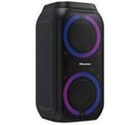 Hisense Enceinte nomade Party Rocket 160 – Bluetooth 160W, lumières, 12h, karaoké – Noir