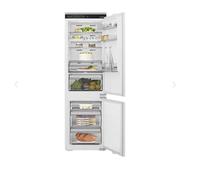 Hisense RB3B250NEWE1, Réfrigérateur combiné encastré Total No Frost 178 cm, 35 dB (B), 252 l, affichage numérique LED, 1 tiroir contrôle humidité, convertit la fonction au congélateur, lumière