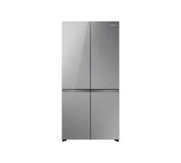Hisense KitchenFit RQ768N4GVE Total No Frost Réfrigérateur américain multi-portes - Verre argent