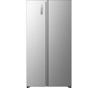 Hisense RS3P558NEIE frigo américain Pose libre 544 L Gris, Acier inoxydable