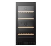 Hisense RW3N230GELF refroidisseur à vin Refroidisseur de vin compresseur Pose libre Noir 108 bouteille(s)